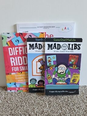 Mid Libs Books, The Ultimate Puzzle Book, Difficult Riddles For Smart Kids